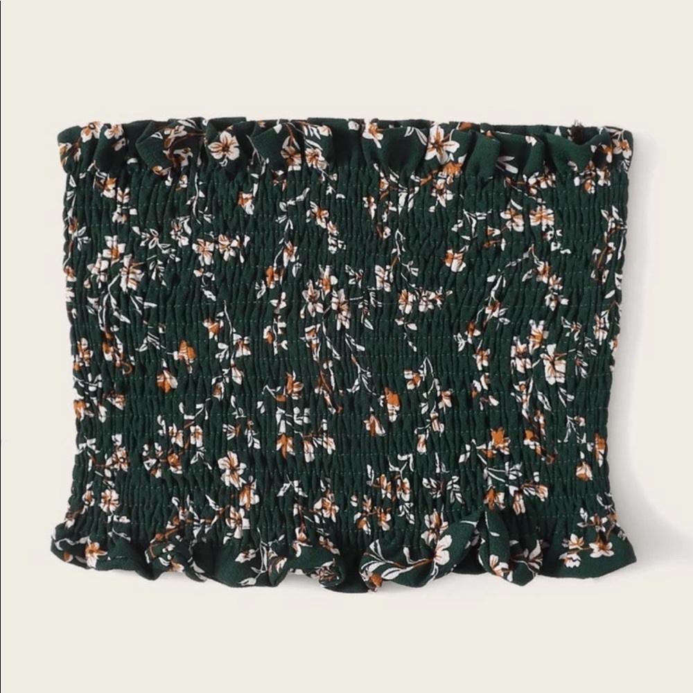 floral tube top